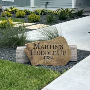 Customized Address stones